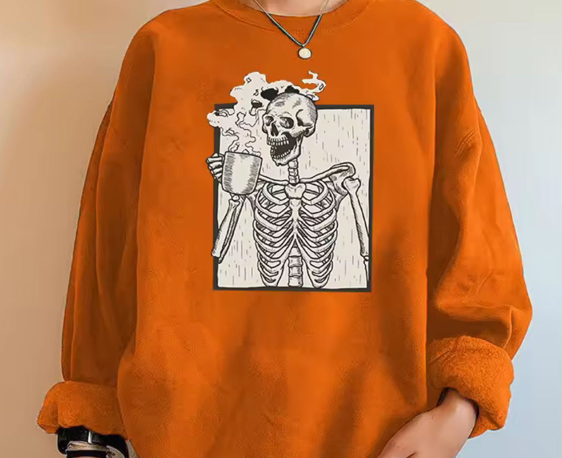 Adults Skeleton Sweatshirt