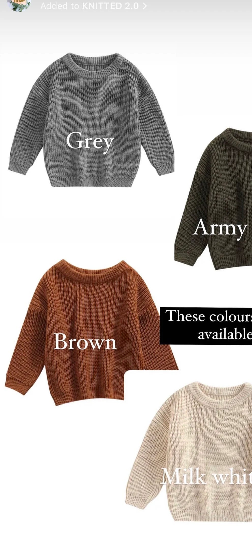 Personalised Knit Jumper