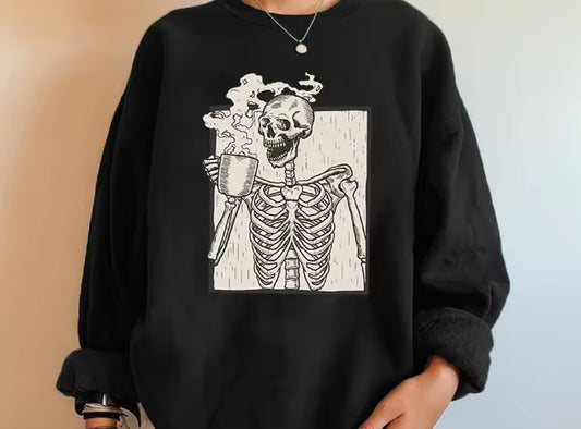 Adults Skeleton Sweatshirt