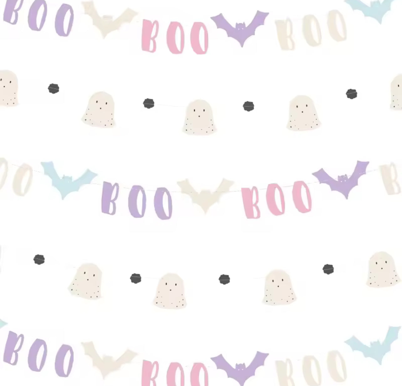 Boo and Ghost Bunting