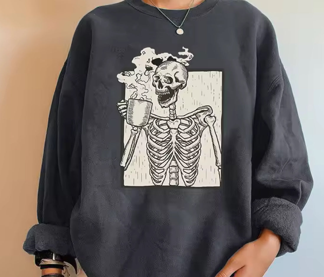 Adults Skeleton Sweatshirt