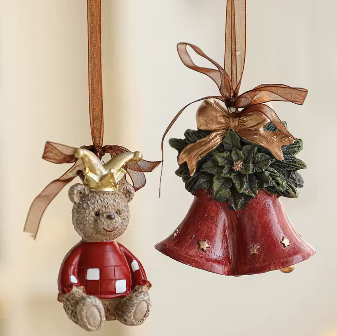 Hand Painted Christmas Tree Ornaments