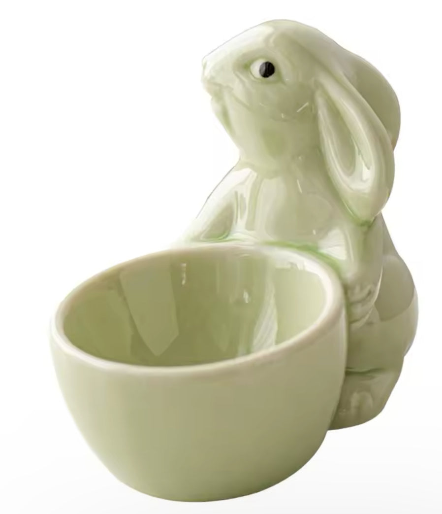 Personalised Ceramic Easter Bunny Egg Cups