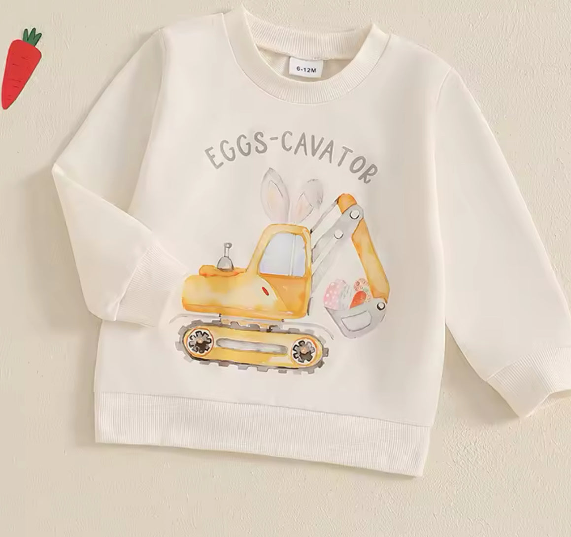 Easter Eggs-Cavator Sweatshirt