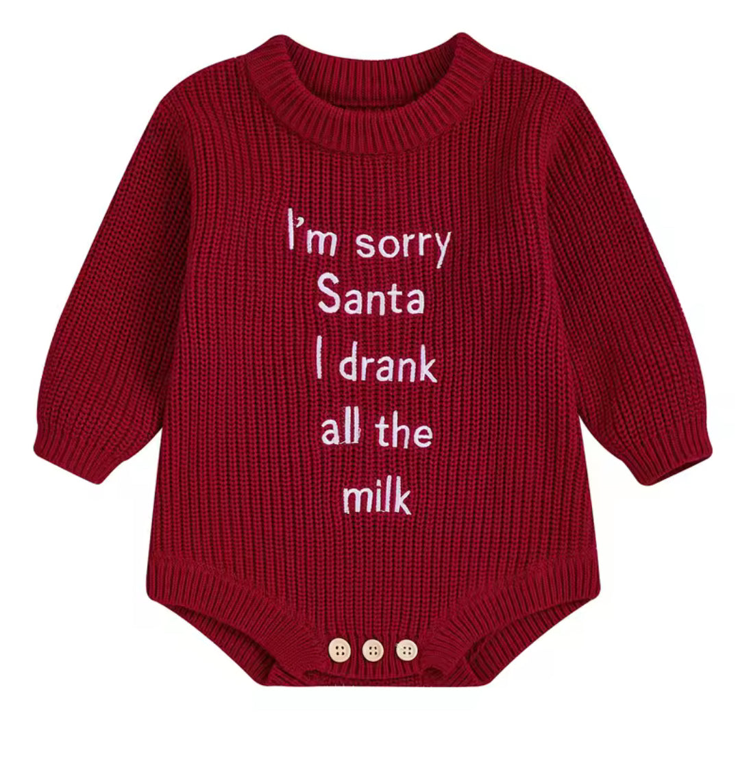 Sorry Santa Romper