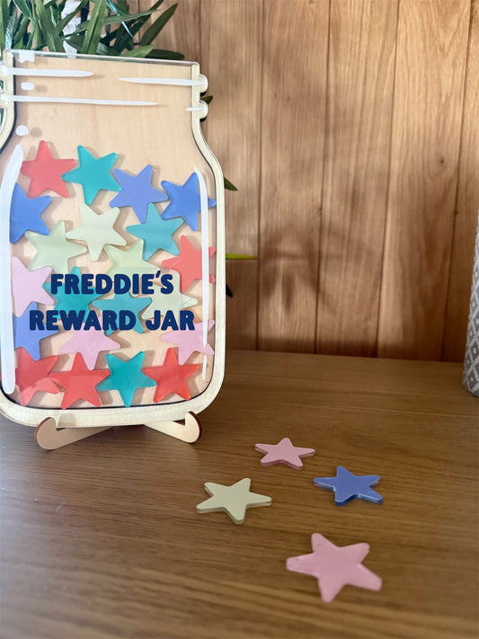 Personalised Star Reward Jar