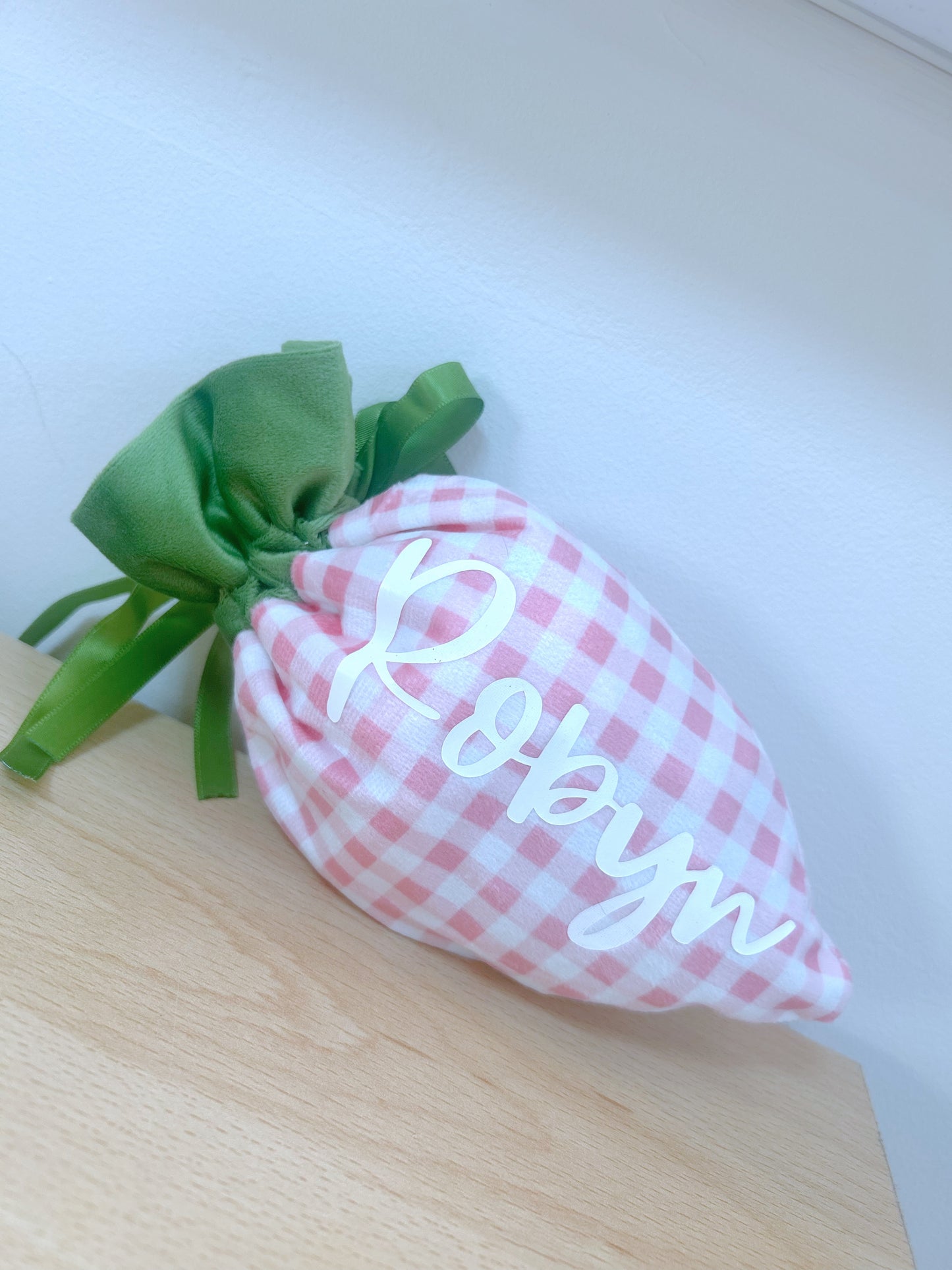 Personalised Easter Gingham Bags