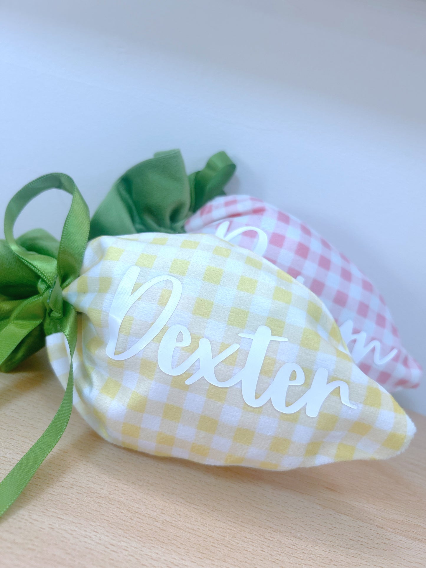 Personalised Easter Gingham Bags