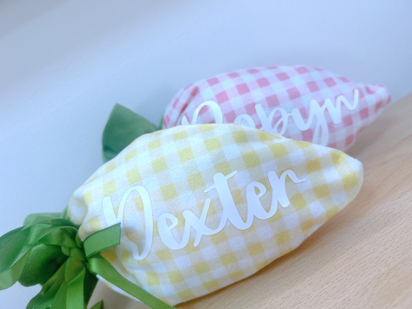 Personalised Easter Gingham Bags