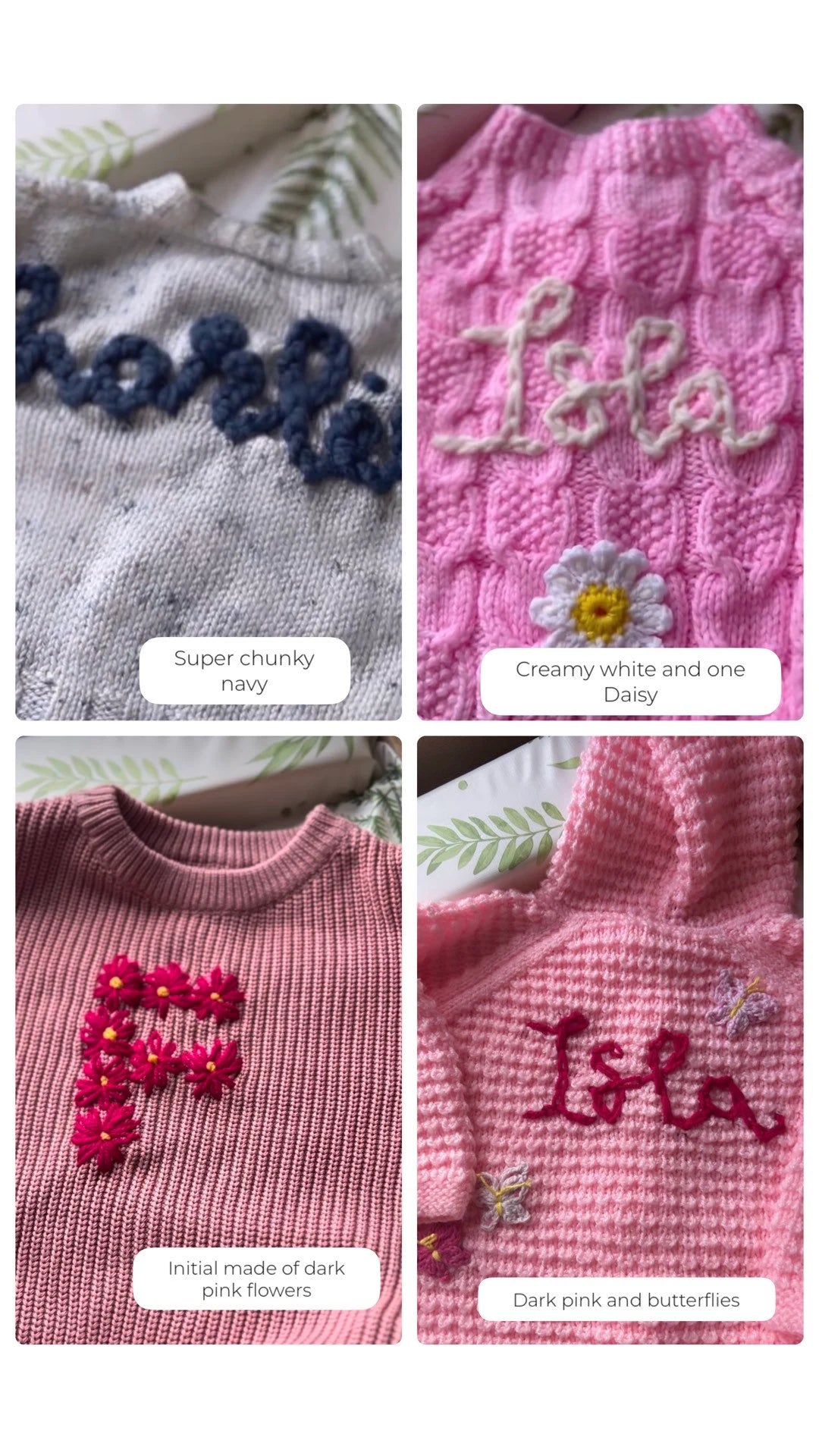 Personalised Knit Cardigan